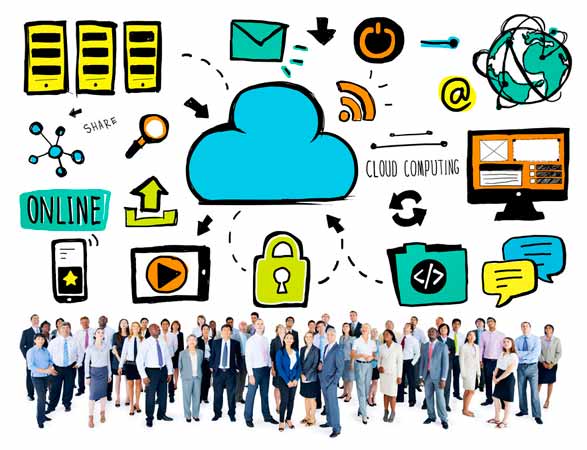 cloud computing aspiration team concept